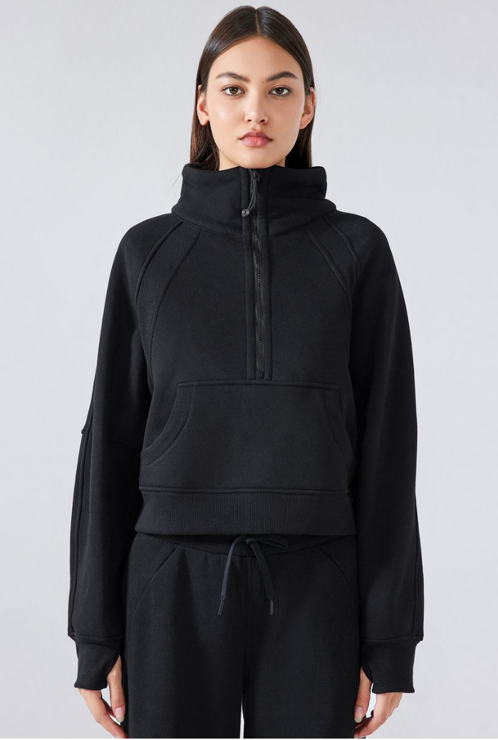 NOVÉA Half zip up Crop Top Jacket